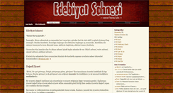 Desktop Screenshot of edebiyatsahnesi.com